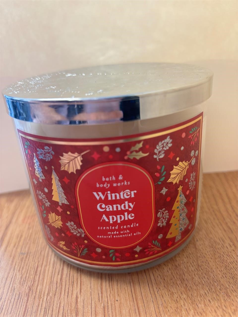 Bath & body works Candle 14.5oz winter candy apple