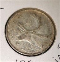 1954 HIGH GRADE 25 CENT CANADA COIN