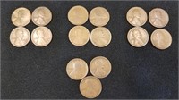 (15) 1916S Lincoln Wheat Pennies