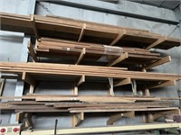 Storage Rack & Large Qty Hardwood, Oregon Beam etc