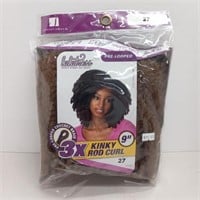 Kinky Rod Curl 9" wig pre-looped (c)