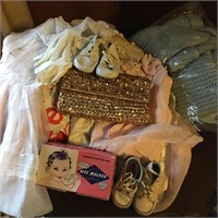 Vintage Baby Clothing, Baby Shoes & Asst