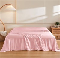 Silky Pink Bedsheet