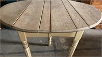 Vintage Wood Kitchen Table 29x50x40