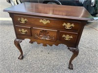 SOLID MAHOGANY CHIPPENDALE LOW BOY