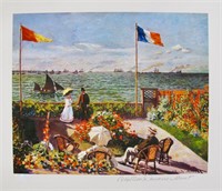 Claude Monet TERRACE BY THE SEASIDE Estate Signed