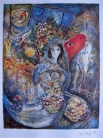 Bella Limited Edition Lithograph by Marc Chagall