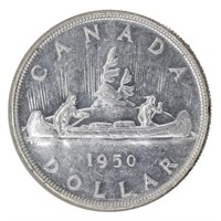 Canada 1950 Silver Dollar