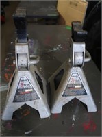 2 Sears 3-Ton Adj Jack Stands