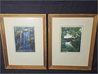 2 - framed Fern Stream Dufex Print & Waterfall