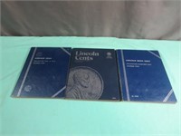 3 Vintage Lincoln Head Cent Collector Books With