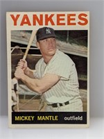 1964 Topps Mickey Mantle #50 Crease