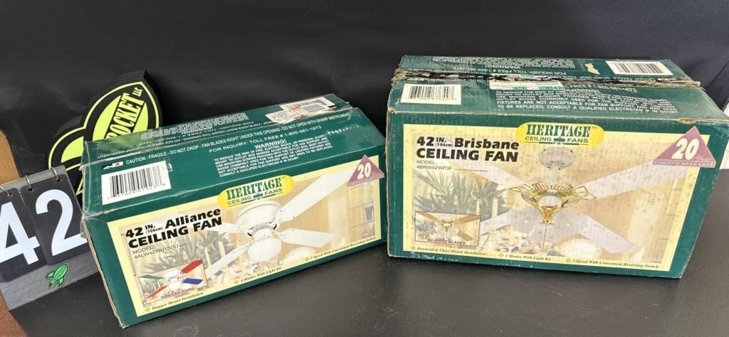 Ceiling Fans - NEW IN BOXES