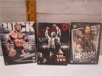 WWF ROCK & STONE COLD AUSTIN DVDS