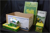 John Deere Mugs, Tin sings & Collectibles