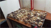 Gold-Chocolate Brown Christmas Balls #Shatterproof