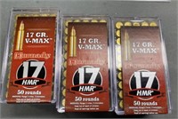 150 rnds. Hornady .17 HMR