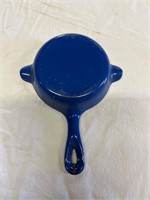 Wagner Ware blue enameled ashtray