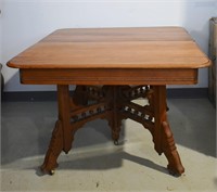 Antique Eastlake Solid Wood Table