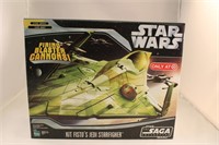 Saga Collection Kit Fisto's Jedi Starfighter MIB