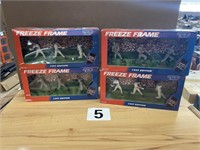 LOT OF 4 STARTING LINEUP FREEZE FRAMES