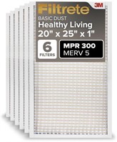 FILTRETE CLEAN LIVING BASIC DUST FILTER, MPR 300,