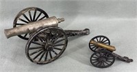 Aluminum 10in Cannon and 6in Brass Cannon