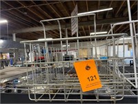 Commercial steel baskets wire frame medium