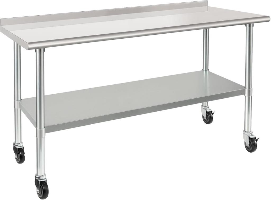 HARDURA Stainless Steel Table 24 x 60 Inches