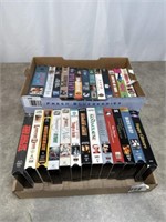 Large lot of Assorted VHS tapes. Please note, not