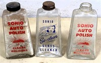 3pcs- SOHIO Cleaner & polisher bottles