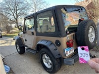 1999 4 Cylinder 5 Speed Jeep Wrangler