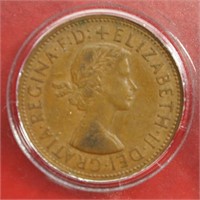 1961 Great Britian One Cent
