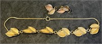 14K Gold Bracelet & Earrings 23.3 Grams