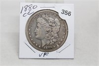 1880CC VF Morgan Dollar