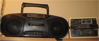 Magnavox Cassette/CD/Boom Box & Sears Radio,