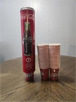 Coca-Cola Cup Dispenser and Cups