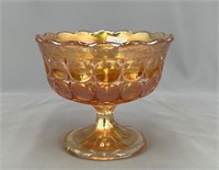 Moonprint compote or punch bowl base - marigold