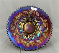 Fruits & Flowers 7" plate - purple