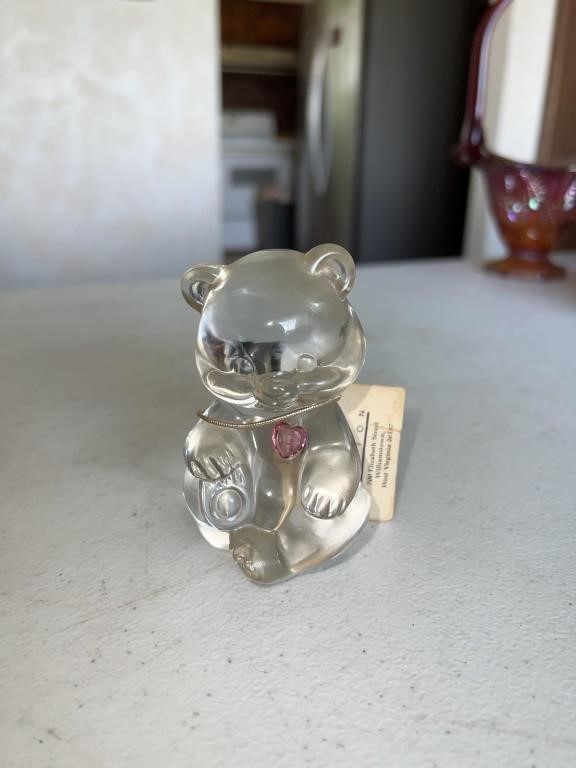 Fenton paper weight October bear