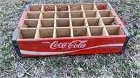 Antique Coca-cola 24-bottle crate