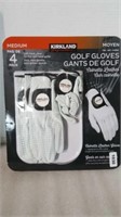 Left hand glove for right hand golfer (4 pack) M