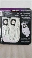 Left hand glove for right hand golfer (4 pack)