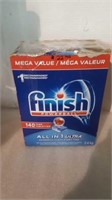 Finish Powerball dishwash detergent -open box