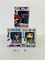 (3) Funko Pop Figurines (NEW)