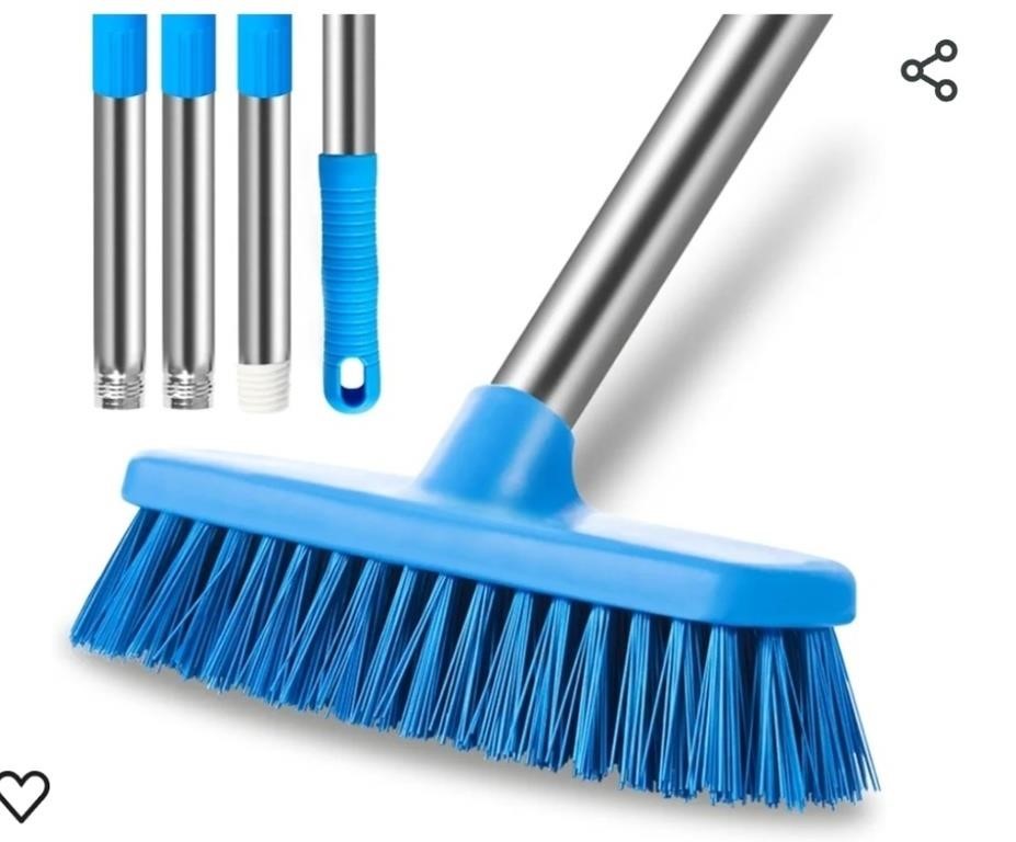 Floor Scrub Brush with Adjustable Long