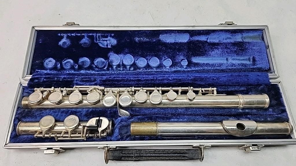 Flute with case
