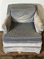 Shuford Furniture Light Blue Upholstered Arm Chair