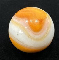 Akro Prize Name Tri-Color Corkscrew marble NM-