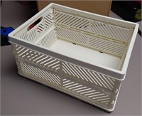 Collapsible Plastic Crate - 11x7x14